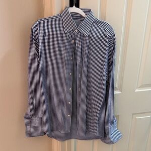 Charles Tyrwhitt Navy Check Dress Shirt